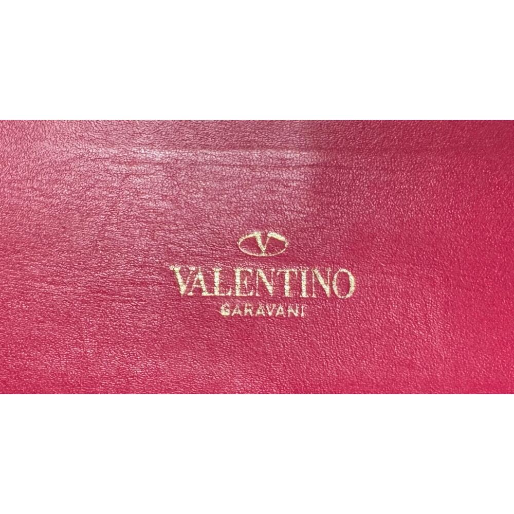 Auth Valentino Garavani Hot Pink Rockstud Wristlet Wallet - Picture 14 of 16